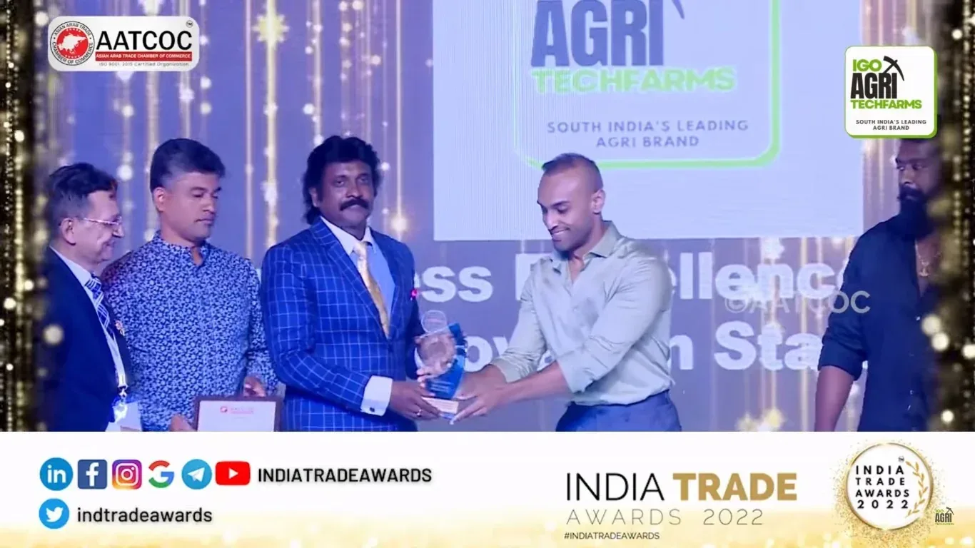 Prestigious industry award ceremony honoring IGO Agritech Farms