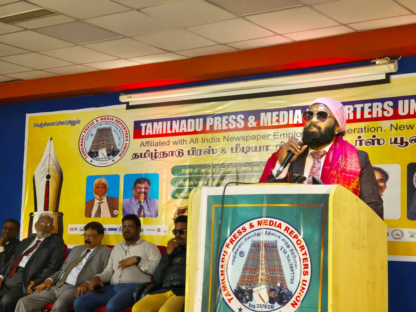 Press & Media Reporters Union Honours Dr. John Yesudhas for Agritech Leadership