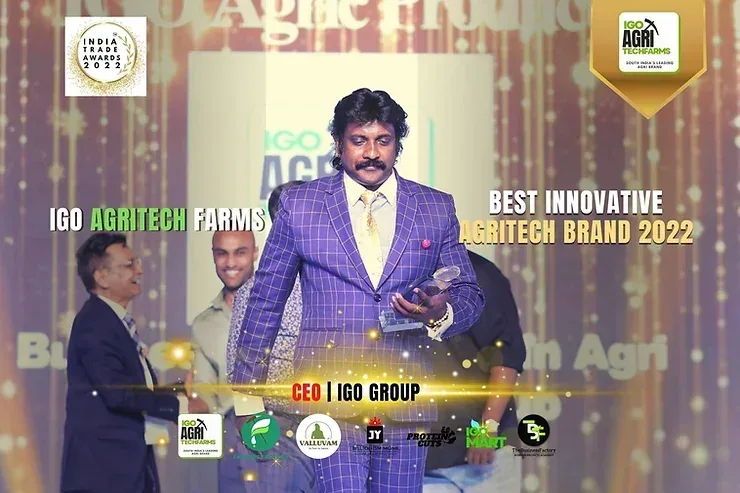 IGO was awarded the Best Innovative Start-up Agri tech brand 2022